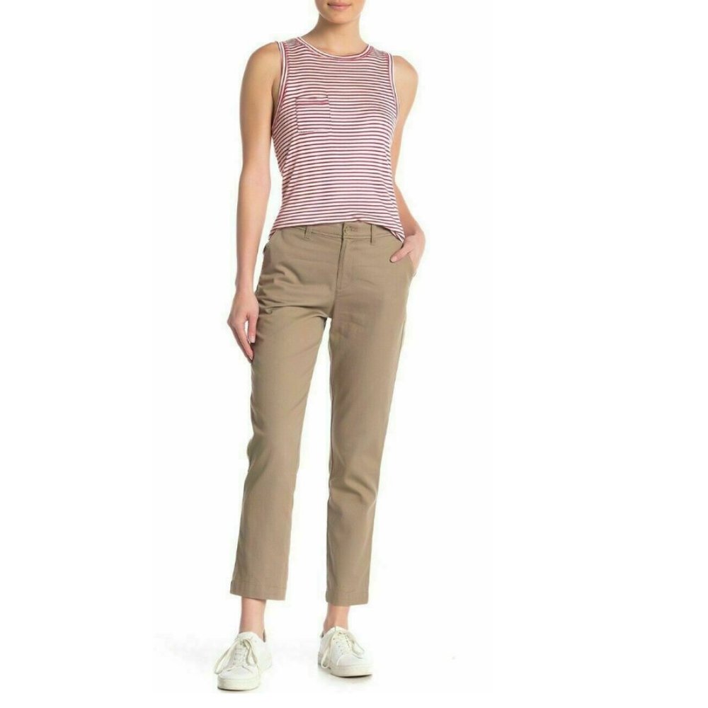 NWT J. Crew Tan Cropped Ankle Pants
